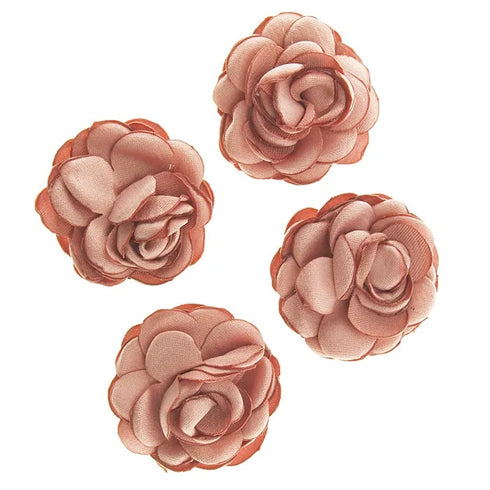 3cm Burnt Edge Rose Flowers (available in 2 colours)